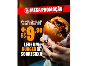 POTCHÊS DE SOBRECOXA + BURGER