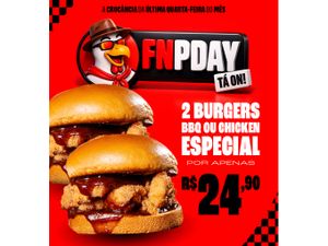 Combo 2 Burguer BBQ ou Chicken Especial