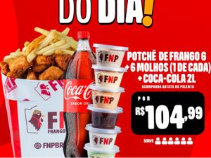 Combo G + coca 2lt e molhos grátis