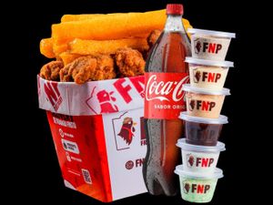 Potchê M + coca 2lt + 5 molhos grátis