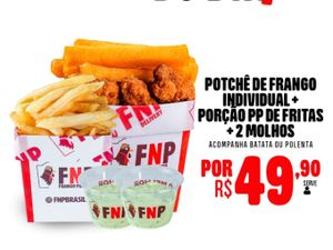 pp + pp batata +2 molhos.