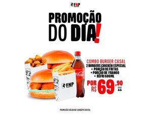 COMBO 2 BURGUER CASAL