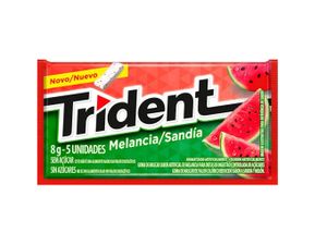 Chiclete Trident melancia