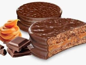 Alfajor chocolate costa doce