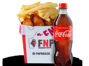 Combo Casal: ; pote P + Coca  600ml  + aneis de cebola