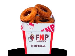 Porção de Anéis De Cebola Frito