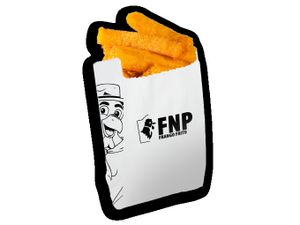 Porção mini de polenta frita