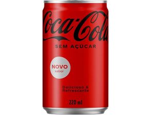 Coca Cola Latinha Sem Açucar 220ml