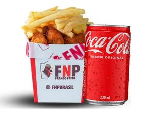 Filézinho Frango Frito Individual + Refri Grátis (serve 1 pessoa)