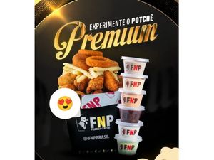 Potchê M de Frango Frito Premium com 6 molhos (serve até 4 pessoas)