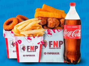 Potchê G de Frango Frito Combo Super Família + refri (Serve 8)