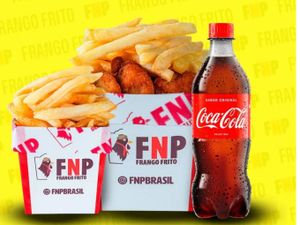 Potchê P Combo Casal de Frango Frito + Porção Extra + Refri Grátis