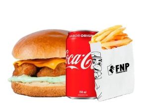 COMBO - Burguer Coração + Batata + Refrigerante Lata