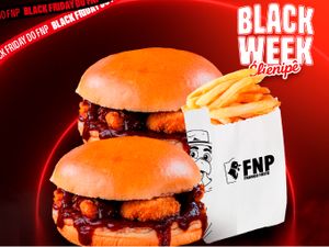 BLACK 2 BURGER BBQ+FRITAS NO SAQUINHO
