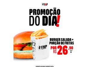 Burguer salada + individual de fritas