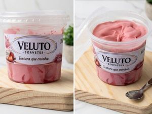 Sorvete Veluto Morango 300ml