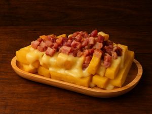 Polenta c/Queijo e Bacon