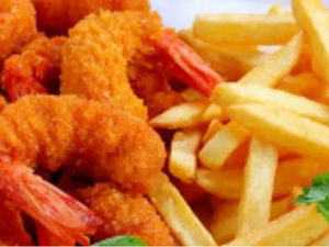 Petisco Camarão Empanado