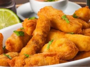 Petisco Isca de Peixe Meca