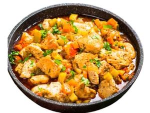 Comercial Grande Galinha Guisada