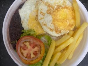 Almoço a Cavala (Ovo Frito)