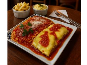 PARMEGIANA DE CARNE PARA 1 PESSOA