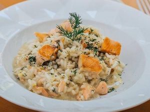 Risoto De Salmão