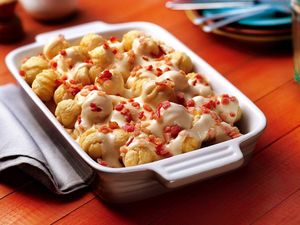 Gnocchi ao Molho de Queijo e Bacon
