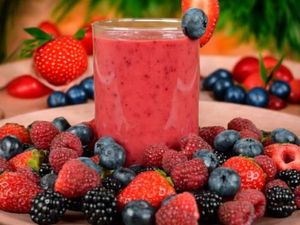 Suco de frutas Vermelhas