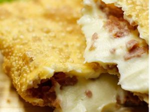 Carne com catupiry