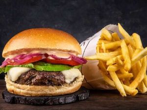 Burger + Fritas