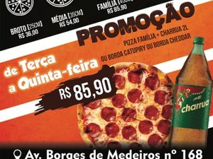 Promo: Pizza Família + Refri ou Borda