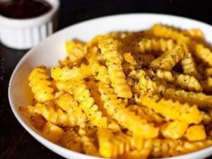 Fritas com ervas finas