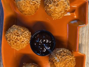 5 Bolinhos de costelinha suína com catupiry