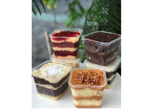 Bolo de pote chocolate
