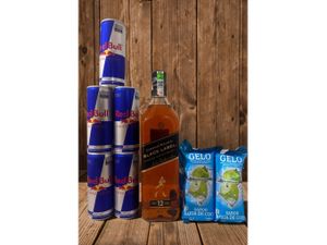 COMBO BLACK LABEL C/ RED BULL