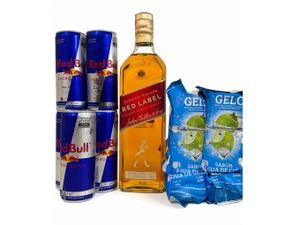 COMBO RED LABEL C/ RED BULL