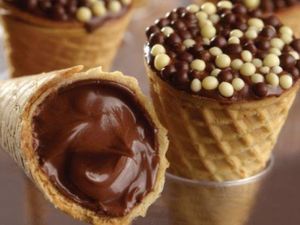 pizza cone ouro branco (doce)