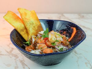 Ceviche frutos do mar - aprox 150g