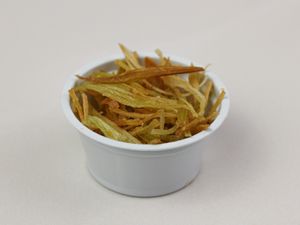 Crispy de alho poró