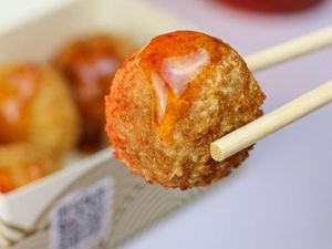 Bolinho de salmão - 4 peças