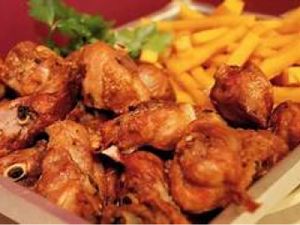Frango com fritas