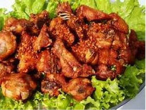 Frango a passarinho