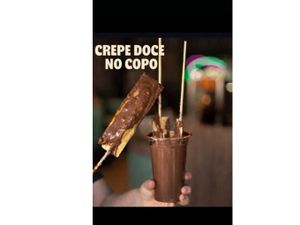 Crepe Doce no Copo