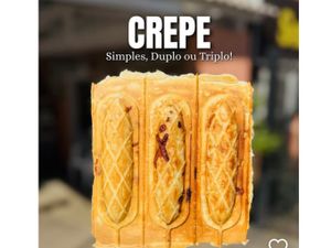 Crepe Duplo- 2 bordas recheadas