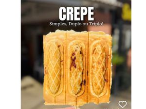 Crepe Simples- 1 borda recheada