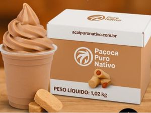 Sorvete Paçoca
