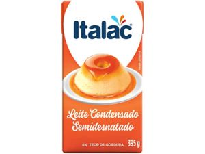 Leite condensado Italac 395g semidesnatado