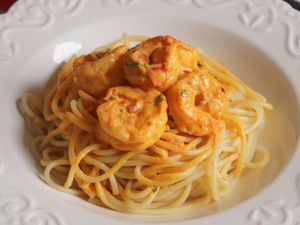 Espaguete Camarão