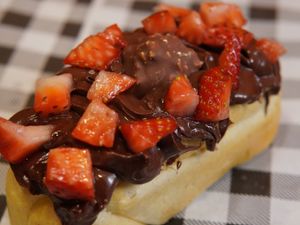 Mini Chocolate com morango